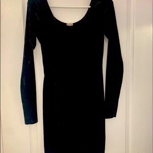 Body con black dress